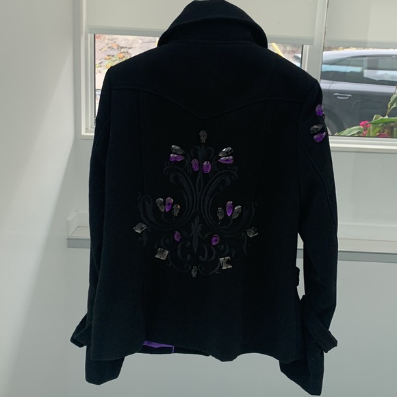 Black beaded jacket - Picture 3 of 5